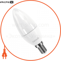 Maxus 3-LED-5312 лампа светодиодная c37 cl-f 4w 4100k 220v e14 (по 3 шт.)