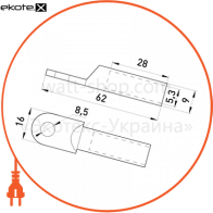 Enext s021001 оцинкований кабельний наконечник e.end.stand.z.10