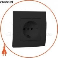 Рамка + панель розетки з заземленням