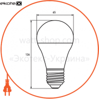 Eurolamp LED-A65-20272(D) eurolamp led лампа еко серія &quot;d&quot; а65 20w e27 3000k (50)