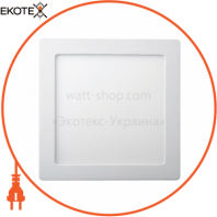 Накладна Квадратна LED Панель 430-SKP-18 Колір 3000K 18W - 225mm - 1440lm