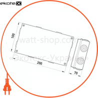 Enext p016005 распределительная коробка e.db.pro.200.100.70