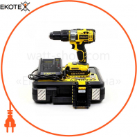 Дриль-шуруповерт акумуляторний ударний STANLEY STDC18LHBK, STANLEY, STDC18LHBK