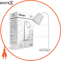 Настольный светильник Feron DE1440 под лампу Е27 белый
