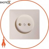 Панель e.lux.12211L.pn.ivory к розетке без з / к, слоновая кость