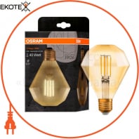Лампа OSRAM лампа  LED 1906 FILAMENT GOLD Diamond 4,5W 470Lm 2500K E27