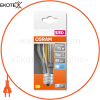 Лампа светодиодная LED CLA75 7,5W/840 230V FIL E27 10X1 OSRAM
