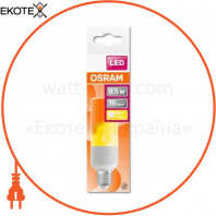 Лампа LED STICK FLAME (вогник)  0,5W/515 230V E27 OSRAM, Ledvance Osram, 4058075389908