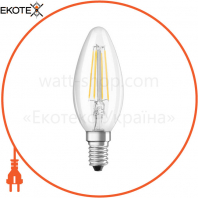 Лампа светодиодная LED CL B60 5,5W/827 230V FIL E14 10X1 OSRAM