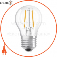 Лампа светодиодная LED CL P40 4W/827 230V FIL E27 6X1 OSRAM