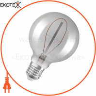 Лампа светодиодная 1906 LED EDISON 3,4W/818 230V FIL SM E27 4X1 OSRAM