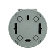 Розетка з заземленням з кришкою сіра xOne, Ovivo, 406-240000-249