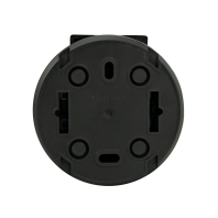 Розетка з заземленням з кришкою антрацит xOne, Ovivo, 406-250000-249