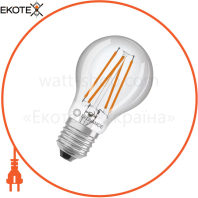 Лампа светодиодная LED CL A40 DS 4.9W/827 FIL CL E27 LEDVANCE (датчик освітленості)