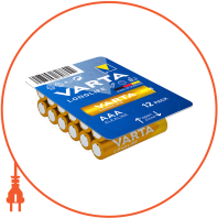 Батарейка VARTA LONGLIFE AAA BOX 12 ALKALINE