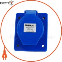 Розетка силовая встроенная ENERGIO 423(2P+PE) 32A 220В IP44