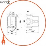 Контактор e.industrial.ukc.180.110, 180А, 110В, 1NO, Enext, i.0090083