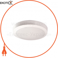 Світильник ERKA 4409 LED-B, настінно-стельовий, 9 W, 900 lm, 6500K, круглий, білий/білий, IP 44
