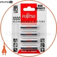 Акумулятор FUJITSU High Capacity Ni-Mh ААА/R03 4шт/уп blister