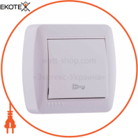 Кнопка дверного автомата 711-0200-104 Колір Білий/Білий 10AX 250V~ 