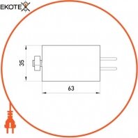 Enext l0420002 конденсатор capacitor.18, 18 мкф