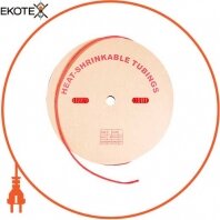 Трубка термоусаживаемая e.termo.stand.roll.6.3.red, 6/3, 100м, червона