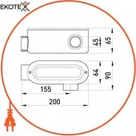Enext i0540005 труба металлическая e.industrial.pipe.thread.1/2 с резьбой , 3.05 м