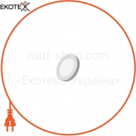 Світлодіодна панель Lumex кругла-6Вт накладна (120х40) 4000-4100K