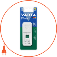 Зарядний пристрій VARTA Mini Charger White, Varta, 57656101401
