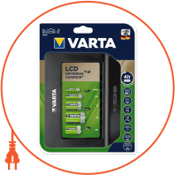 Зарядний пристрій VARTA LCD UNIVERSAL CHARGER PLUS