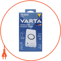 Павербанк VARTА WIRELESS 20000mAh, Varta, 57909101111