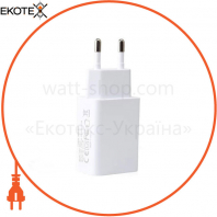 Зарядное устройство USB 5V/2.1А White (Ridy-10)