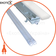 Світильник  ЕВРОСВЕТ LED-SH-40 2*1200 IP65 з лампами 18Вт 6400К