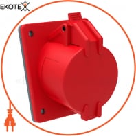 Розетка вбудована ССІ-414 16А-6ч/380-415В 3Р+PЕ IP44 MAGNUM IEK