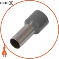 Ізольований наконечник втулковий e.terminal.stand.e1508.grey 1,5 кв. мм, сірий, Enext, s3036027