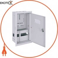 Корпус обліку металевий e.mbox.pro.w.f1.12z IP31 вбудований під 1ф лічильник, 12 модулів з замком