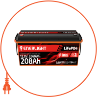 Акумулятор ENERLIGHT LiFePO4 12,8V 208Ah