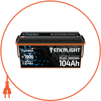 Акумулятор ENERLIGHT LiFePO4 25,6V 104Ah