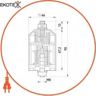 Enext PZ-M1 660/10 ограничитель перенапряжения pz-m1 660/10