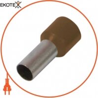 Enext s3036051 изолированный наконечник втулочный e.terminal.stand.e10-12. brown 10,0 кв. мм, коричневый