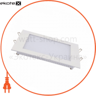 Панель вбудована LED 18W 2700K 1170Lm 165-260V 219,5мм. квадратна біла , Horoz Electric, 056-005-0018-010