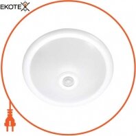 Світильник стельовий з датчиком руху e.sensor.lum.78.e27.white (білий) 360 °, IP20