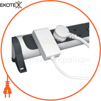 Подовжувач ПРЕМІУМ 5х2К+З розеток 16 А з USB A+C, із ПЗІП, з кабелем 1,5 м, колір Білий/Чорний, Legrand, 694510