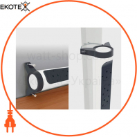 Подовжувач ПРЕМІУМ 5х2К+З розеток 16 А з USB A+C, із ПЗІП, з кабелем 1,5 м, колір Білий/Чорний, Legrand, 694510