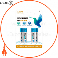 Щелочная батарейка Nectium AAA/LR03 4шт/уп blister