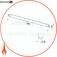 Лампа люмінесцентна e.fl.t5.g5.14.833 G5 T5 14Вт, 3300K, Enext, l007028
