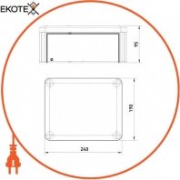 Коробка розподільна Obo Bettermann T 250 OE, Enext, 2007287