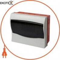 Enext s0290016 корпус пластиковый 9-модульный e.plbox.stand.w.09m, встраиваемый