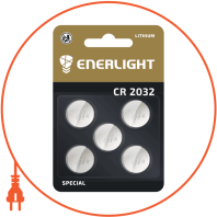 Батарейка ENERLIGHT LITHIUM CR 2032 BLI 5