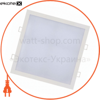 Панель вбудована LED 18W 2700K 1170Lm 165-260V 219,5мм. квадратна біла , Horoz Electric, 056-005-0018-010